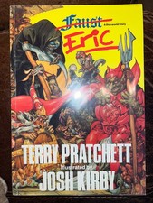 Terry Pratchett Eric Faust UK signed Discworld 1/1 1st edition rare paperback