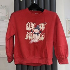 Next Girls Red Let It Snow