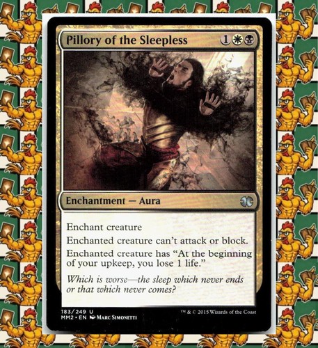 Pillory the sleepless mtg - pillory,