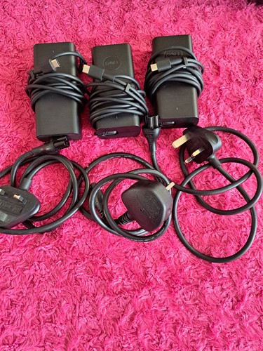 Job lot three dell 65w - of,