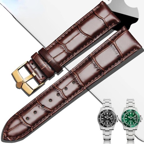 20mm 21mm leather watch strap - 20mm,