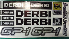 Derbi GP1 stickers SM supermoto 50 125 GP-1 GP 1 black & silver
