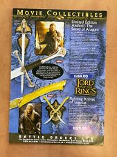 LOTR replica swords catalogue 8 pages