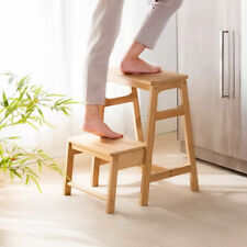 Folding Wooden Library Step