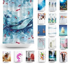 Extra Long Fabric Bathroom