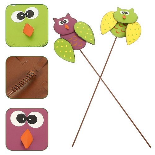 Pcs metal owl planter - pcs,