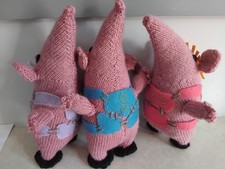 Clanger styled /New/Hand Knitted/Soft toy/Approx 8 Inch