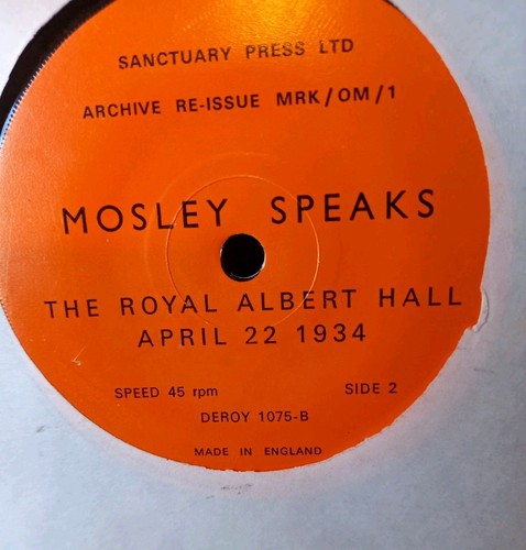 Oswald mosley speaks - mosley,