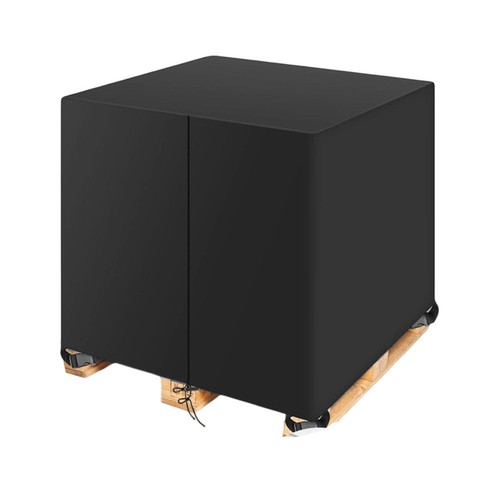 Black waterproof pallet cover - black,