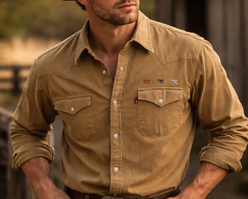 Levi western snap - levi’s, shirt