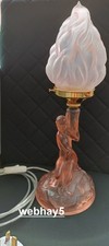 WALTHER & SOHNE PINK GLASS ART DECO ROTTERDAM LAMP c1930s COLLECTABLE GWO