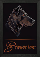 Beauceron Portrait Framed Wall