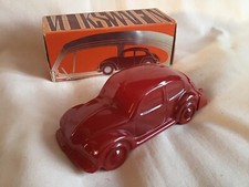  VINTAGE 1980,s SUPER RARE BOXED UNUSED  AVON RED VOLKSWAGEN BEETLE IN GOOD COND