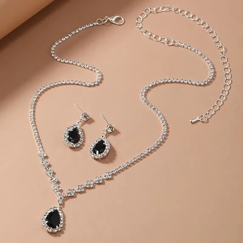 Elegant necklace and earring - and,