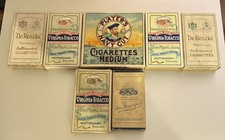 Vintage Cigarette Boxes x7