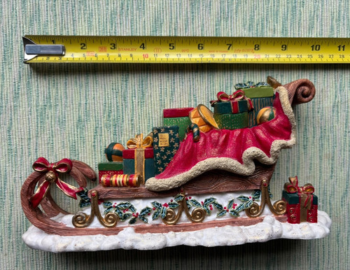 Vintage christmas santa sleigh - vintage,