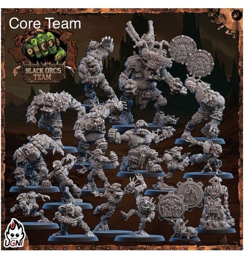 Black orc team - orc, max