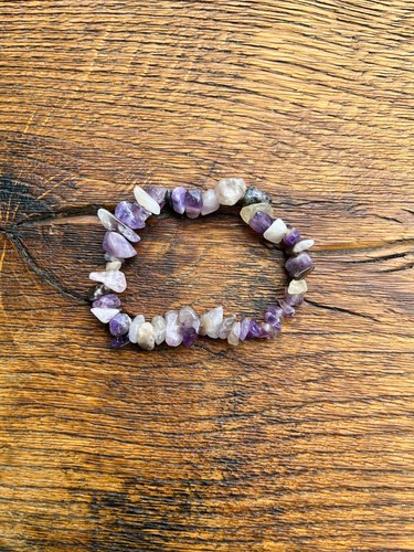 Natural chip bead crystal - bead,