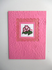 Handmade Greeting Card Cross