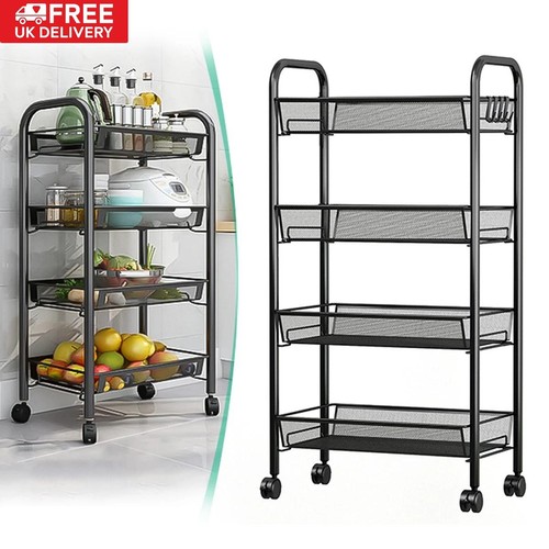Tier storage trolley cart - trolley,