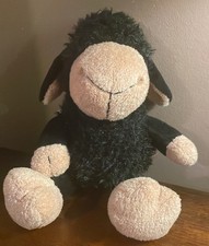*BNWT* ULTRA RARE SMALL 10’’ NICI BLACK JOLLY MAH SHEEP PLUSH SOFT TOY GERMAN