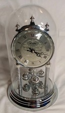 WM WIDDOP ANNIVERSARY TORSION CLOCK 4 BALL PENDULUM DOME MADE IN GERMANY