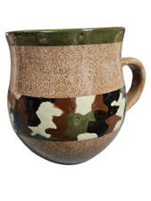 Handmade Studio Pottery Camo