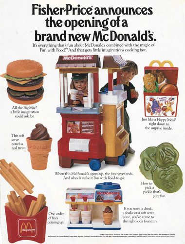 1989 print fisher price - fisher,