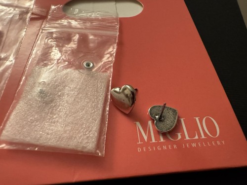 Miglio heart stud earrings - stud,