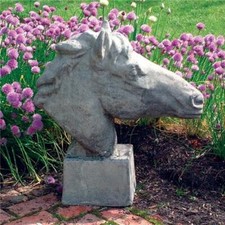 Horse head stone - horse's,