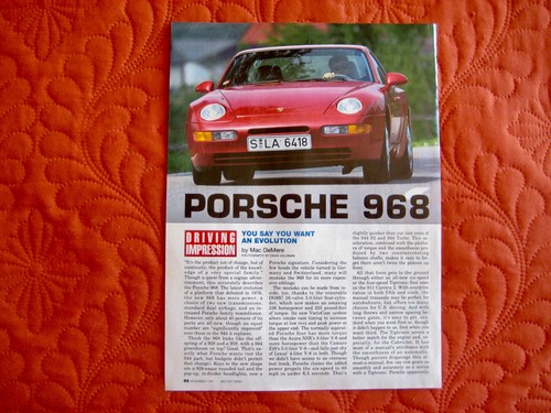 1991 porsche 968 - porsche,