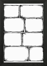Comic book storyboard layout