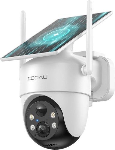 Cooau solar security - solar, cameras