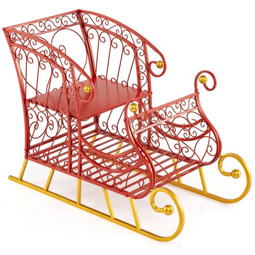 Large christmas santa - large, sleigh