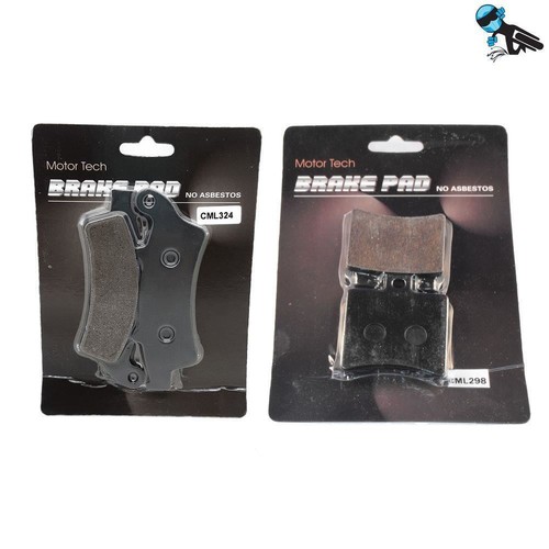 Front rear brake pads for - &,