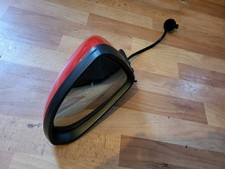 VAUXHALL CORSA 2012 N/S WING MIRROR ELECTRIC RED