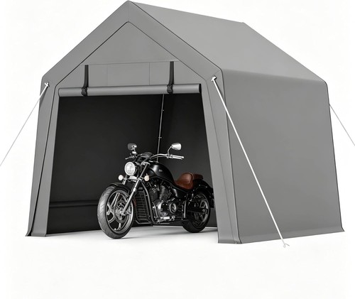 Portable motorcycle shed - shed, easy