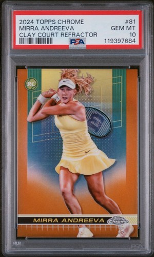 2024 topps chrome tennis - chrome, mirra