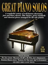 GREAT PIANO SOLOS - THE BLACK