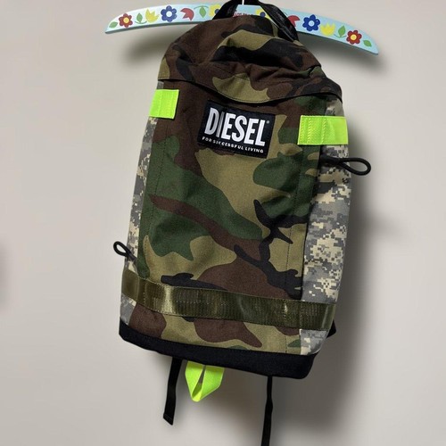 Diesel camouflage backpack - diesel,