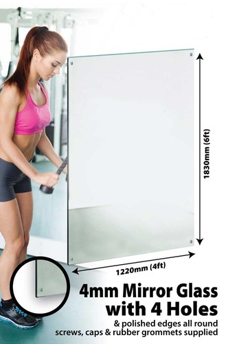 Polished edge mirror holes - edge,