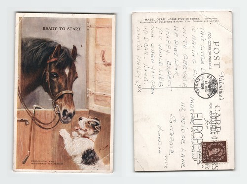 Vintage postcard mabel - vintage,