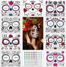 Day of the Dead Face Stickers