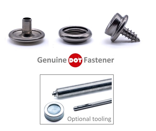 Snap fastener press - fastener,