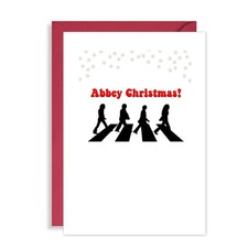 Funny Beatles Christmas Card -