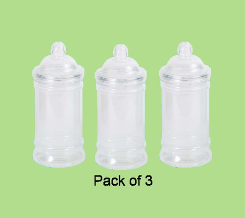 Victorian plastic sweet jar - plastic,
