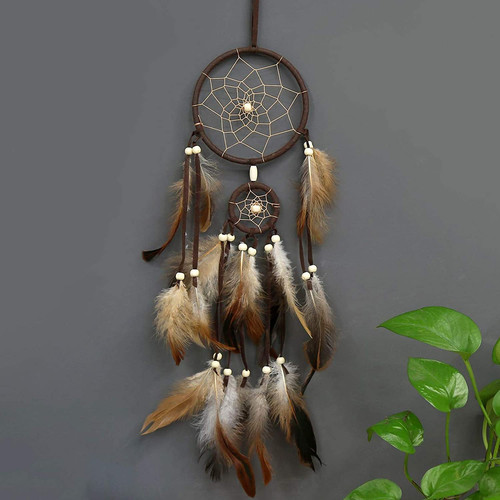 Feather dream catcher - feather, handmade