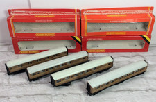4x Hornby LNER Thompson Teak Coaches - Sleeping / Brake 3rd / Non corridor Boxed
