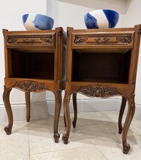 Pair Ornate Carved French