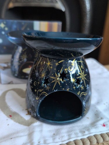 Starry night ceramic oil - ceramic,